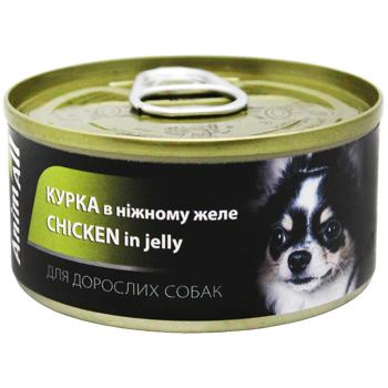 Корм вологий AnimAll Курка в ніжному желе для дорослих собак 85г