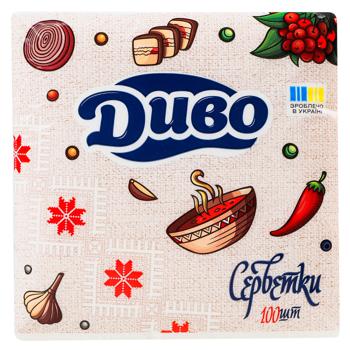 Divo White Table Napkins 23*24cm 100pcs - buy, prices for MegaMarket - photo 4