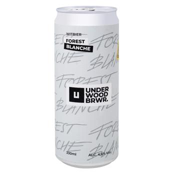 Пиво Underwood Brewery Forest Blanche светлое нефильтрованное 4,6% 0,33л - купить, цены на WINETIME - фото 1