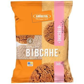 Kyivkhlib Oatmeal Cookies 360g - buy, prices for NOVUS - photo 1