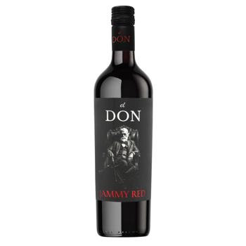 El Don Jammy Red Semi-Dry Wine 12.5% 0.75l - buy, prices for NOVUS - photo 1