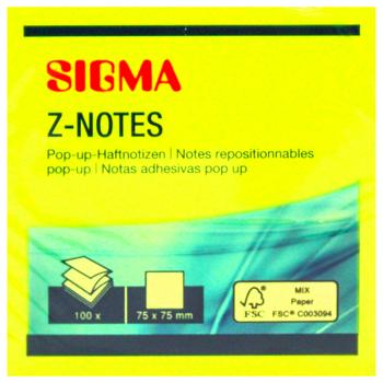 Бумага для заметок Sigma 75х75мм 6 блоков х 100 листов - купить, цены на METRO - фото 3