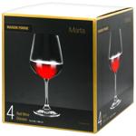 Glass Marta for wine 4pcs 460ml Czech republic