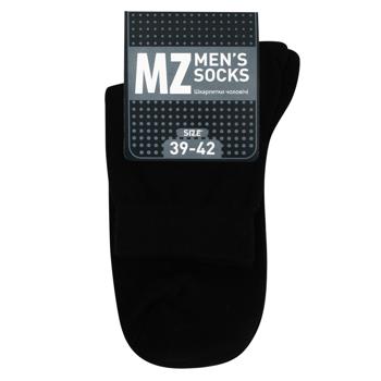 MZ High Semi-Plush Men's Socks s.39-42 Black - buy, prices for NOVUS - photo 1