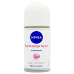 Антиперспірант кульковий Nivea Свіжий дотик троянди 50мл