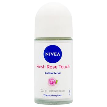 Антиперспірант кульковий Nivea Свіжий дотик троянди 50мл