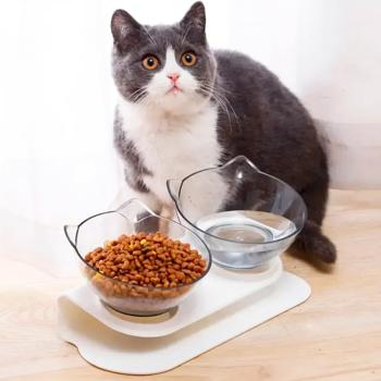 Lapka Plastic Double Bowl on Stand 2x400ml - buy, prices for MasterZoo - photo 7