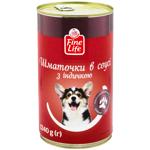 Dog food Fine life canned 1240g Ukraine