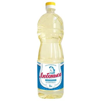 Lubonka Refined Sunflower Oil 1l - buy, prices for Chudo Market - photo 1