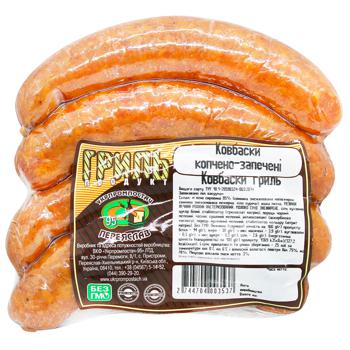 Ukrprompostach-95 Highest Grade Smoked-Baked Grilled Sausages - buy, prices for ULTRAMARKET - photo 1