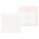 Paper Cubic Bag with Transparent Window 25*25*25cm L