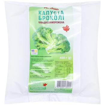 Капуста броколі Auchan швидкозаморожена 400г - купити, ціни на Auchan - фото 1