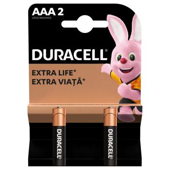 Батарейки Duracell AAA лужні 2шт - купити, ціни на NOVUS - фото 2