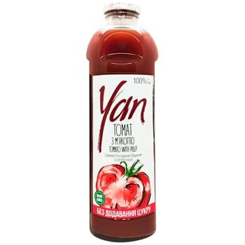 Yan Tomato Juice with Pulp 0.93l - buy, prices for ULTRAMARKET - photo 1