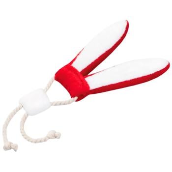 Pet Fashion Вушка зайця іграшка для собак 9х35 см - різнокольоровий - купить, цены на MasterZoo - фото 3