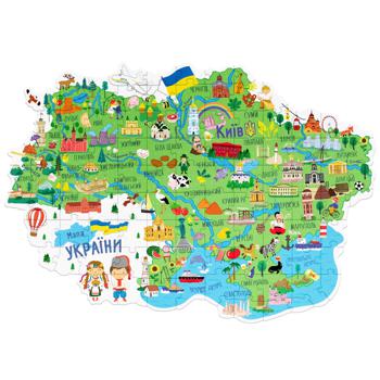 Dodo Map of Ukraine Puzzle 100pcs - buy, prices for ULTRAMARKET - photo 2