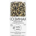 Козинак Healthy Sweets медовый с черным кунжутом 50г