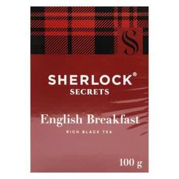 Чай чорний Sherlock Secrets English Breakfast листовий 100г - купити, ціни на Auchan - фото 3