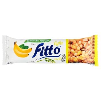 Fitto Light Banana Flavored Muesli Cereal Bar 25g - buy, prices for EKO Market - photo 1