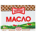 Масло Злагода Шоколадне вершкове з какао 62% 180г