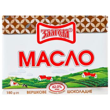 Zlahoda Chocolate Butter with Cocoa 62% 180g - buy, prices for Chudo Market - photo 1