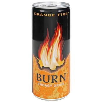 Burn Orange Fire Energy Drink 250ml