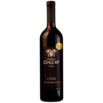 Вино Chateau Chizay Cuvee выдержанное красное сухое 12% 0,75л - купить, цены на Восторг - фото 1