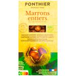 Каштан Ponthier Marrons Cuits очищенный от кожуры вареный 400г