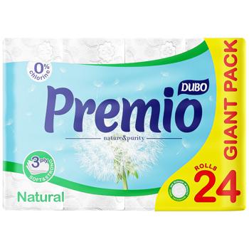 Dyvo Premio Bianco Toilet Paper 3-ply white 24pcs - buy, prices for METRO - photo 3