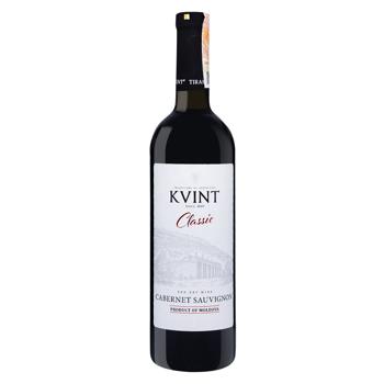 Вино Kvint Classic Cabernet Sauvignon червоне сухе 11-14% 0,75л - купити, ціни на Таврія В - фото 1