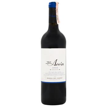 Вино Acon Joven Ribera del Duero Tempranillo червоне сухе 14,5% 0,75л - купити, ціни на МегаМаркет - фото 1