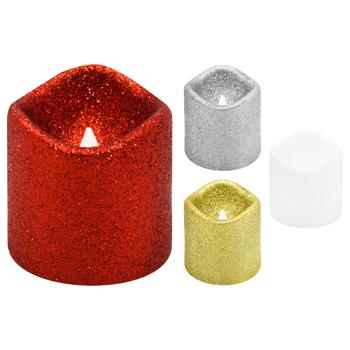 Actuel LED Glitter Candle 7.5cm - buy, prices for - photo 1