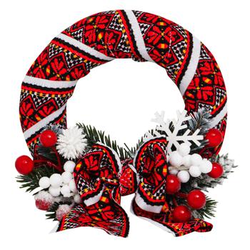 Mis Lt Embroidered Wreath 15cm - buy, prices for NOVUS - photo 1