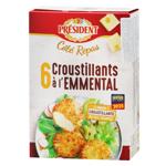 President Breaded Emmental and Mozzarella for Baking Cheese Product 6х25g