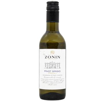 Вино Zonin Pinot Grigio белое сухое 12% 250мл - купить, цены на - фото 1