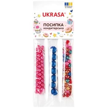 Ukrasa Set of Confectionery Sugar Balls 3pcs 17g - buy, prices for Auchan - photo 1