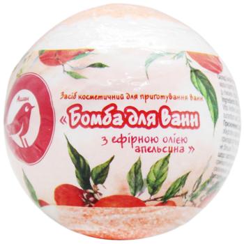 Auchan Bomb for Baths with Orange Essential Oil 140g - buy, prices for Auchan - photo 1