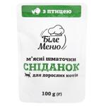 Bile Menu Breakfast Wet Food with Poultry for Cats 100g