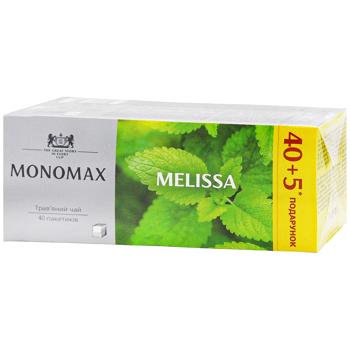 Чай зеленый Monomax Melissa 1,3г*45шт - купить, цены на Auchan - фото 1