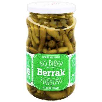 Berrak Canned Hot Pepper 370ml - buy, prices for COSMOS - photo 1