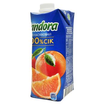 Сік Sandora апельсиновий 0,5л