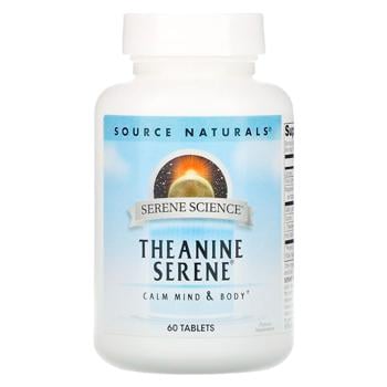 Теанін Source Naturals Serene 60 таблеток - купити, ціни на Біотус - фото 1