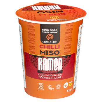 King Soba Chilli Miso Ramen Organic Soup 85g