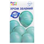 Party Khata Chromium Set of Latex Balloons 3pcs Green