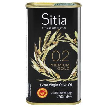 Олія оливкова Sitia 0,25л 0,2% каністра (Греція) - купити, ціни на КОСМОС - фото 1
