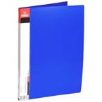 Norma A4 Blue Binder Folder with Clip and Pocket
