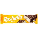 Батончик вафельный Roshen Roshetto Milk в шоколадной глазури 34г