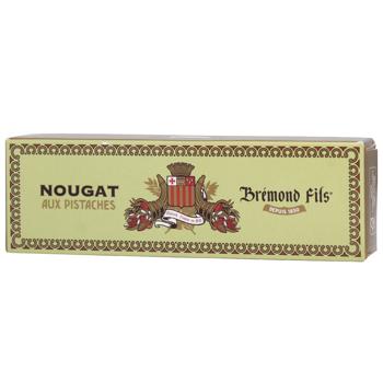 Батончик Bremond fils 100г нуга із фісташкою(Франція) - купить, цены на КОСМОС - фото 1