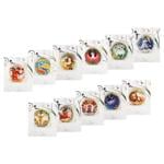 ASK Signs of the Zodiac Glass Christmas Ball with Patterned 6.5cm in Assortment