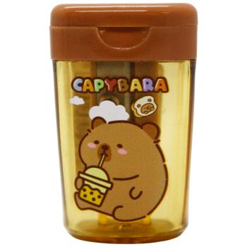 Точилка Капибара с контейнером в ассортименте - купить, цены на - фото 5